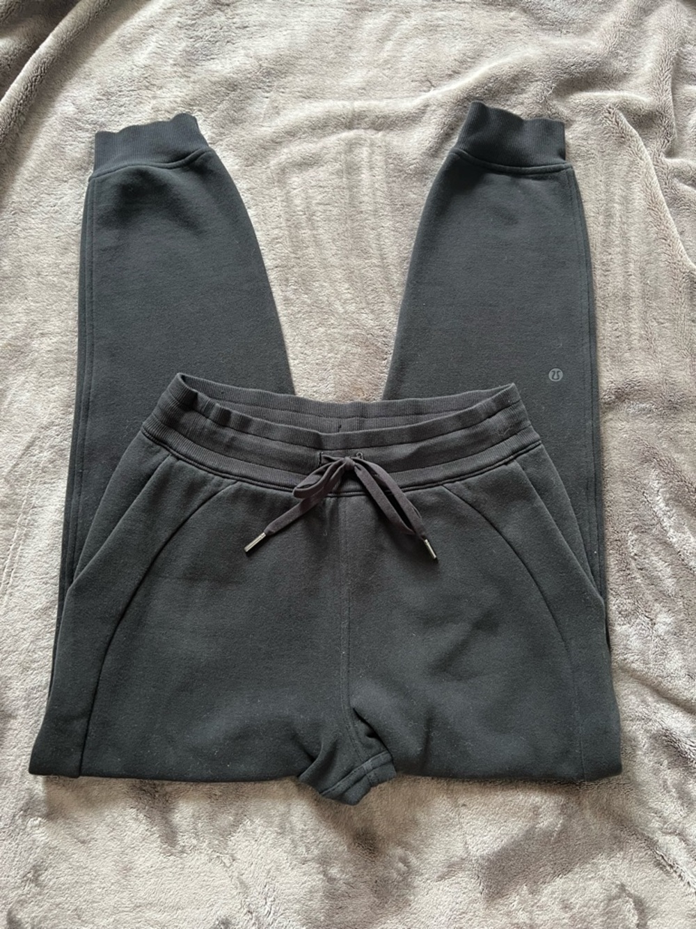 lululemon athletica Black Scuba Jogger Pants with Drawstring